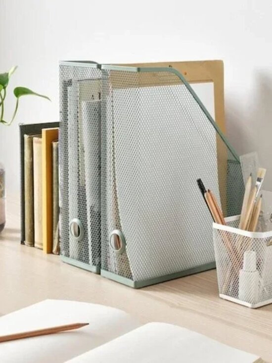 IKEA Other - Mint Green IKEA Mesh Metal Magazine File 2 Pieces